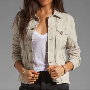 Current Elliott Goat leather Mechanic jacket